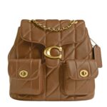 Coach Mochila Tabby de cuero acolchado para mujer
