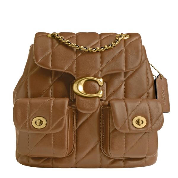 Coach Mochila Tabby de cuero acolchado para mujer