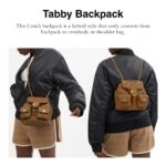 Coach Mochila Tabby de cuero acolchado para mujer