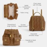 Coach Mochila Tabby de cuero acolchado para mujer