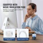 Generador de Agua de Hidrógeno Portátil VEVOR EHM-H13 Botella Ionizadora 240ml Tecnología SPE con Tubo de Inhalación Nas