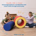 ECR4Kids SoftZone Tumble, Roll and Crawl Active Playset, formas de espuma, surtido, 2 piezas