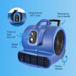 Secador de Piso Nexair NF021-CDG 1HP 3 velocidades apilable con temporizador de apagado automático