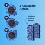 Secador de Piso Nexair NF021-CDG 1HP 3 velocidades apilable con temporizador de apagado automático
