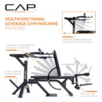 Cap Barbell Máquina de gimnasio de apalancamiento multifuncional para entrenamiento de fuerza de cuerpo completo