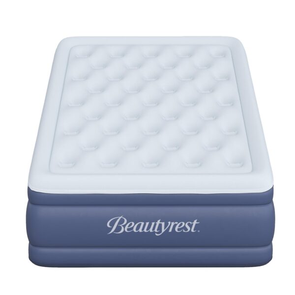 Colchón de aire individual elevado Beautyrest Supreme Boyd Sleep MM10917TW bomba incorporada vinilo resistente apagado a