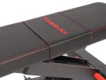 PowerBench 2.0 - Banco de pesas ajustable, 7 posiciones, ruedas y mango integrados, equipo innovador para gimnasios domé