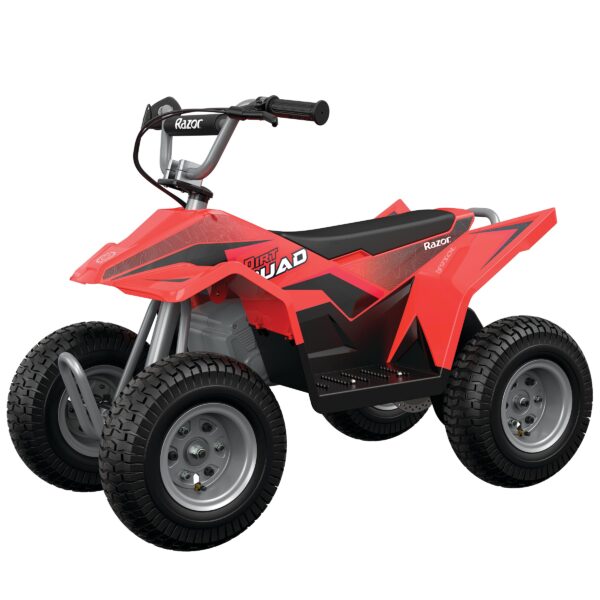 Razor Dirt Quad – 24V eléctrico de 4 ruedas para montar para niños de 8 años en adelante, control de aceleración de velo