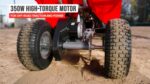 Razor Dirt Quad – 24V eléctrico de 4 ruedas para montar para niños de 8 años en adelante, control de aceleración de velo