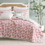 Juego de ropa de cama vintage estilo cottage algodón 100% CHF Industries 2D6131Q3MU 3 piezas matrimonial Queen multicolo
