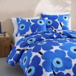 Juego de edredon reversible percal Marimekko Revman International USHSA51312817 talla matrimonial Queen algodon floral U