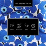 Juego de edredon reversible percal Marimekko Revman International USHSA51312817 talla matrimonial Queen algodon floral U