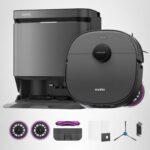 Robot Aspirador y Fregona Eureka J15 Pro Ultra con Base Autovaciable, Succión 16,200 Pa, Mopa Flexible, Lavado con Agua