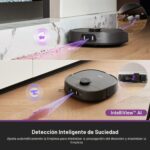 Robot Aspirador y Fregona Eureka J15 Pro Ultra con Base Autovaciable, Succión 16,200 Pa, Mopa Flexible, Lavado con Agua