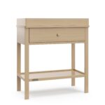 Graco Cambiador de bebé de almacenamiento (madera flotante), certificado GREENGUARD Gold, cambiador con cajón, cambiador