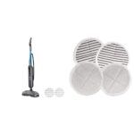 Trapeador de Vapor BISSELL SpinWave SmartSteam con Almohadillas Giratorias y Kit de Repuesto 2124 para Pisos Duros
