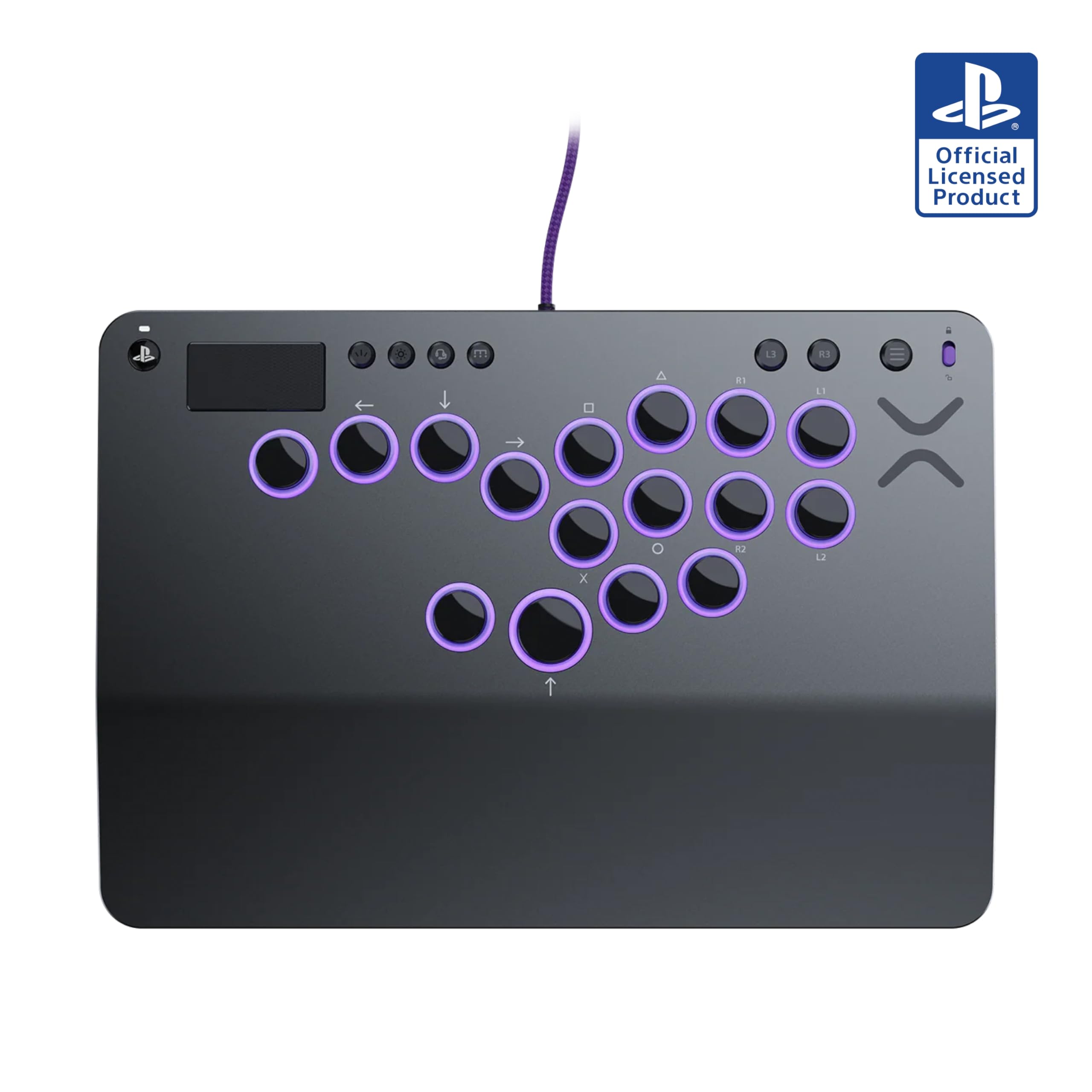 Version 1.0.0 Control de pelea sin palanca Turtle Beach Victrix Pro KO TBF-3001-05 para PS5 PS4 Windows 10 11 gris personalizable eSpo