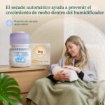 Humidificador evaporativo para bebé LEVOIT Sprout LEH-B381S-WUS 3.8L filtros dobles sensor independiente secado automáti