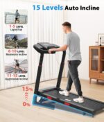 Cinta de Correr Plegable CIIHI C AM729 15% Inclinación Automática 400 lbs 8.7 MPH Control de Voz