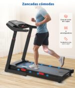 Cinta de Correr Plegable CIIHI C AM729 15% Inclinación Automática 400 lbs 8.7 MPH Control de Voz