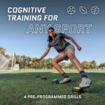 SKLZ Reactive Flash LED Training Pods – Tiempo de reacción, agilidad y herramienta de entrenamiento cognitivo con 4 jueg