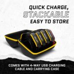 SKLZ Reactive Flash LED Training Pods – Tiempo de reacción, agilidad y herramienta de entrenamiento cognitivo con 4 jueg