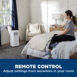 Aire acondicionado portátil GE Appliance APMS06BWF 6000 BTU 3 en 1 deshumidificador ventilador evaporación automática si