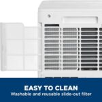 Aire acondicionado portátil GE Appliance APMS06BWF 6000 BTU 3 en 1 deshumidificador ventilador evaporación automática si