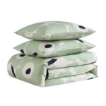 Juego de funda nórdica King algodón orgánico súper suave certificado Oeko-TEX estampado floral Unikko Marimekko Revman I