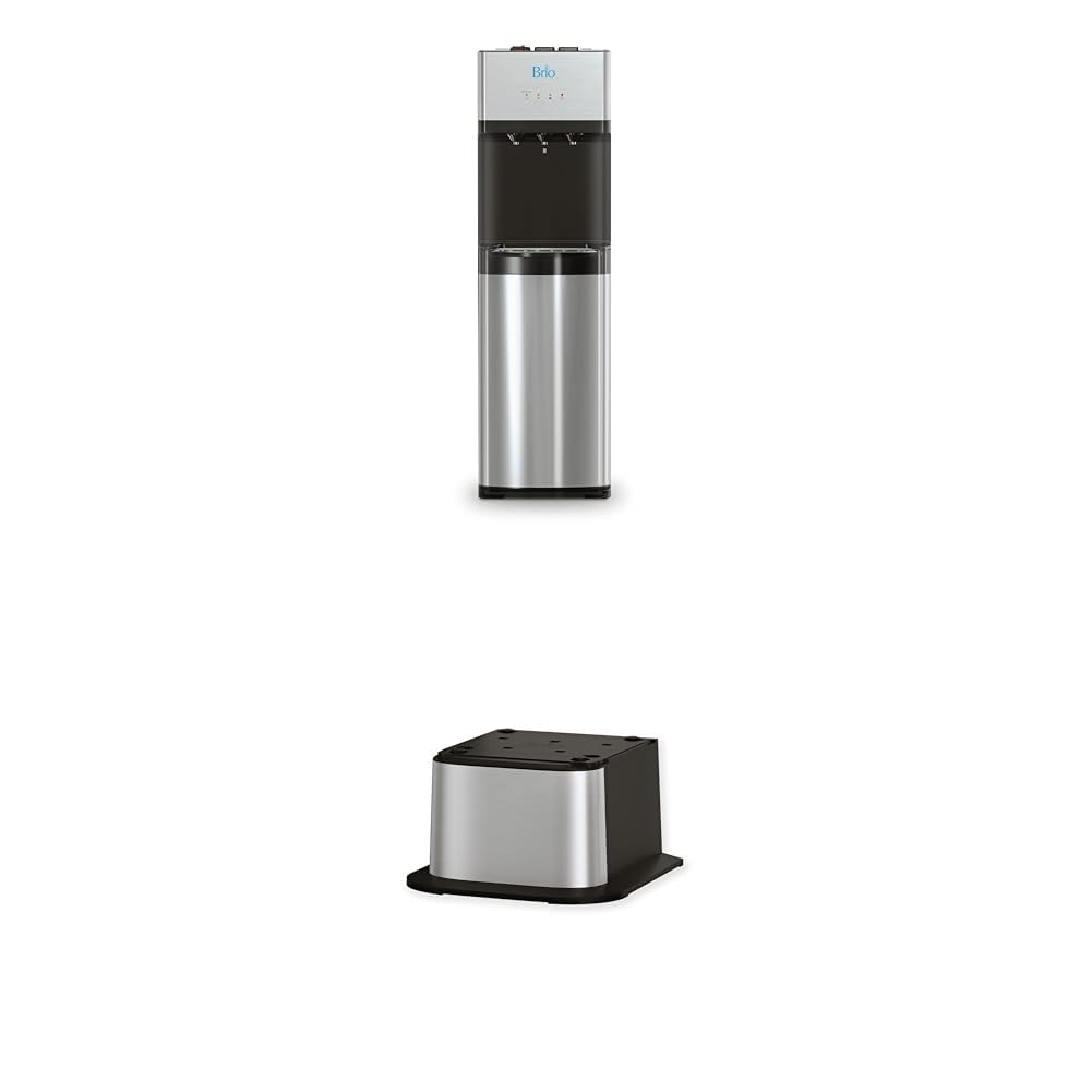 Version 1.0.0 Dispensador de agua Brio carga inferior autolimpiante con base de enfriador