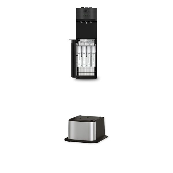 Dispensador Enfriador de Agua Sin Garrafón Brio Sistema de Ultrafiltración de 4 Etapas con Base Dispensadora