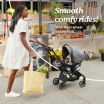 Sistema de viaje Graco Gomax Next Gen Newell 2216078 con asiento de auto para bebé y cochecito compacto convertible