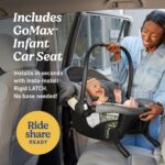Sistema de viaje Graco Gomax Next Gen Newell 2216078 con asiento de auto para bebé y cochecito compacto convertible