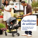 Sistema de viaje Graco Gomax Next Gen Newell 2216078 con asiento de auto para bebé y cochecito compacto convertible