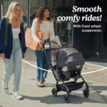 Sistema de viaje Graco Gomax Next Gen Newell 2216078 con asiento de auto para bebé y cochecito compacto convertible