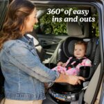 Asiento convertible giratorio 2 en 1 Graco EasyTurn 360 Newell 2216077 rotacion 360 grados orientado hacia atras y adela