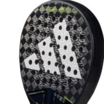 adidas Cross IT CTRL 3.4 - Raqueta - Negro y gris, forma redonda, espuma EVA de alta memoria, carbono aluminizado 15K