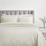 Juego de colcha algodón 3 piezas Home City Inc BDSPD HBSCS-KG-IV colcha decorativa 2 fundas de almohada peso medio cubre