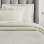 Juego de colcha algodón 3 piezas Home City Inc BDSPD HBSCS-KG-IV colcha decorativa 2 fundas de almohada peso medio cubre