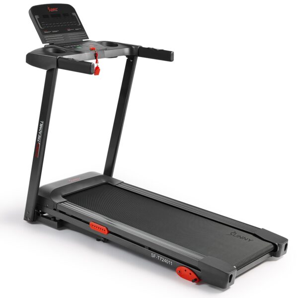 Caminadora Inteligente WiFi Sunny Health Fitness SF-T724011 motor 2HP velocidades 1 a 9 mph inclinación manual 3 niveles