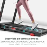 Caminadora Inteligente WiFi Sunny Health Fitness SF-T724011 motor 2HP velocidades 1 a 9 mph inclinación manual 3 niveles