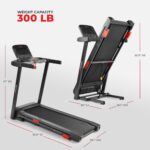 Caminadora Inteligente WiFi Sunny Health Fitness SF-T724011 motor 2HP velocidades 1 a 9 mph inclinación manual 3 niveles