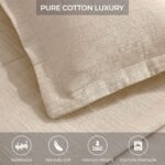 Juego de colcha matelasse de algodón Superior Home City Inc BDSPD ZEN-KG-BI 3 piezas con 2 fundas de almohada peso medio