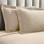 Juego de colcha matelasse de algodón Superior Home City Inc BDSPD ZEN-KG-BI 3 piezas con 2 fundas de almohada peso medio