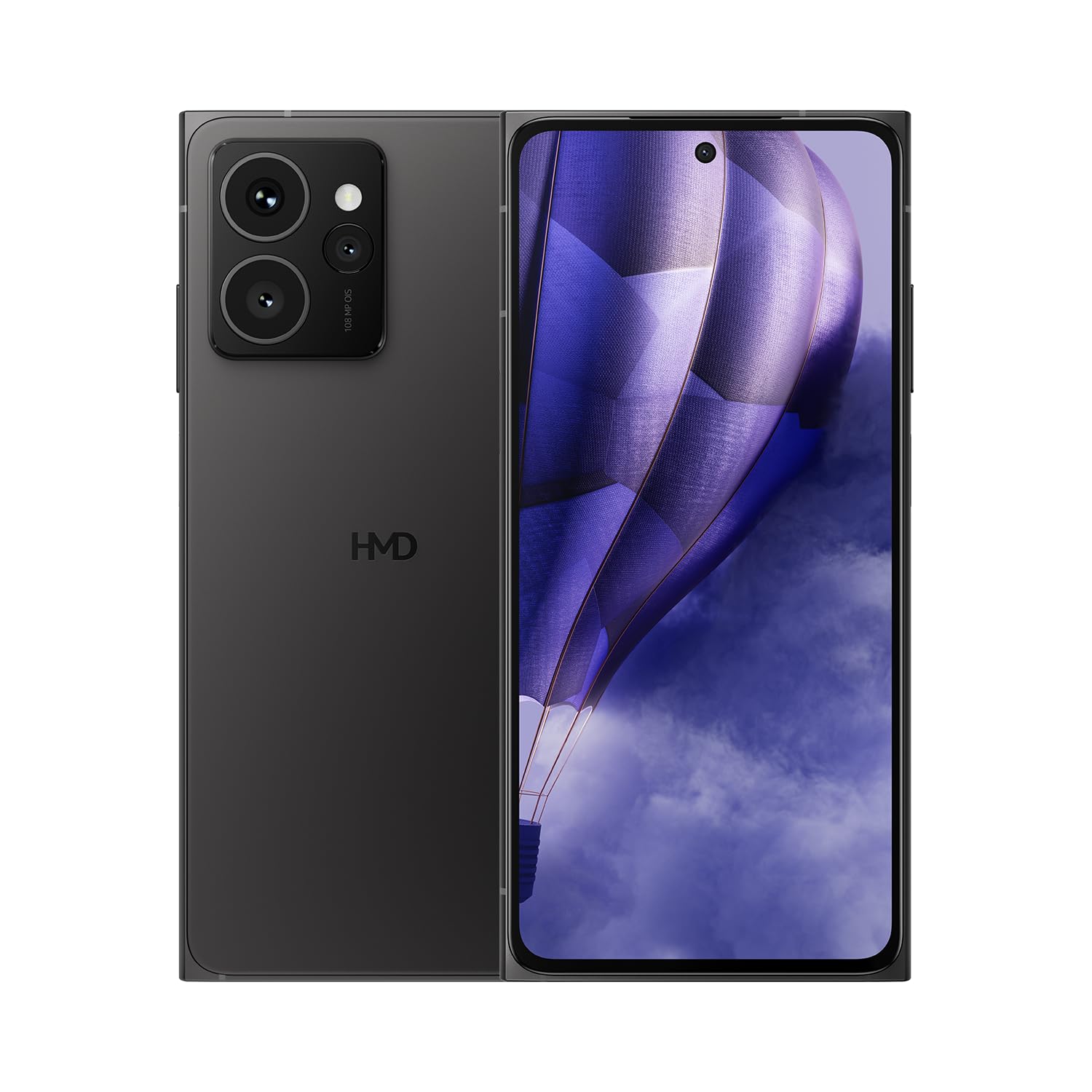 Version 1.0.0 Smartphone HMD Skyline TA-1600 pantalla pOLED 6.55 pulgadas 144Hz HDR10 12GB RAM 256GB almacenamiento cámara triple 108M