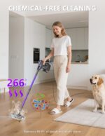 Trapeador de Vapor HD-QJ306 todo en uno desmontable madera azulejos paredes vidrio muebles