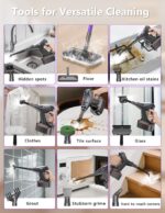 Trapeador de Vapor HD-QJ306 todo en uno desmontable madera azulejos paredes vidrio muebles