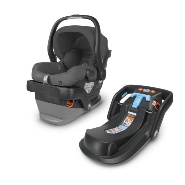 UPPAbaby Mesa V2 y paquete de base extra, incluye asiento infantil Mesa V2 y dos bases Mesa, fácil instalación, innovado