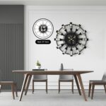 Estante de pared para vino Quickway Imports QI004687 Vintiquewise capacidad 24 botellas con cesta de corcho malla y luz