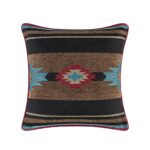 Juego de edredón Marseille TOPLUXE LM-Marseille-Queen jacquard étnico tribal ultrasuave tamaño Queen 9 piezas con fundas